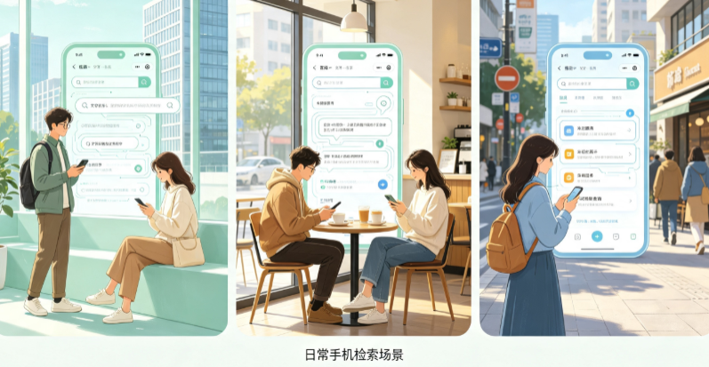 龙湾区普通人日常手机使用场景拆解：GEO 与 AI 优化如何改变信息检索体验