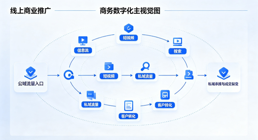 龙湾区线上商业推广怎么做？全域流量闭环搭建与低成本转化实战指南